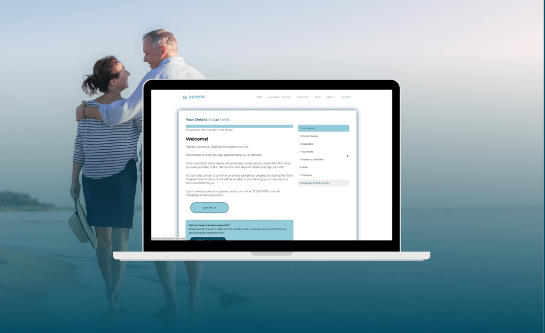 Rayners Lawyers Specialising in complex wills and small business law